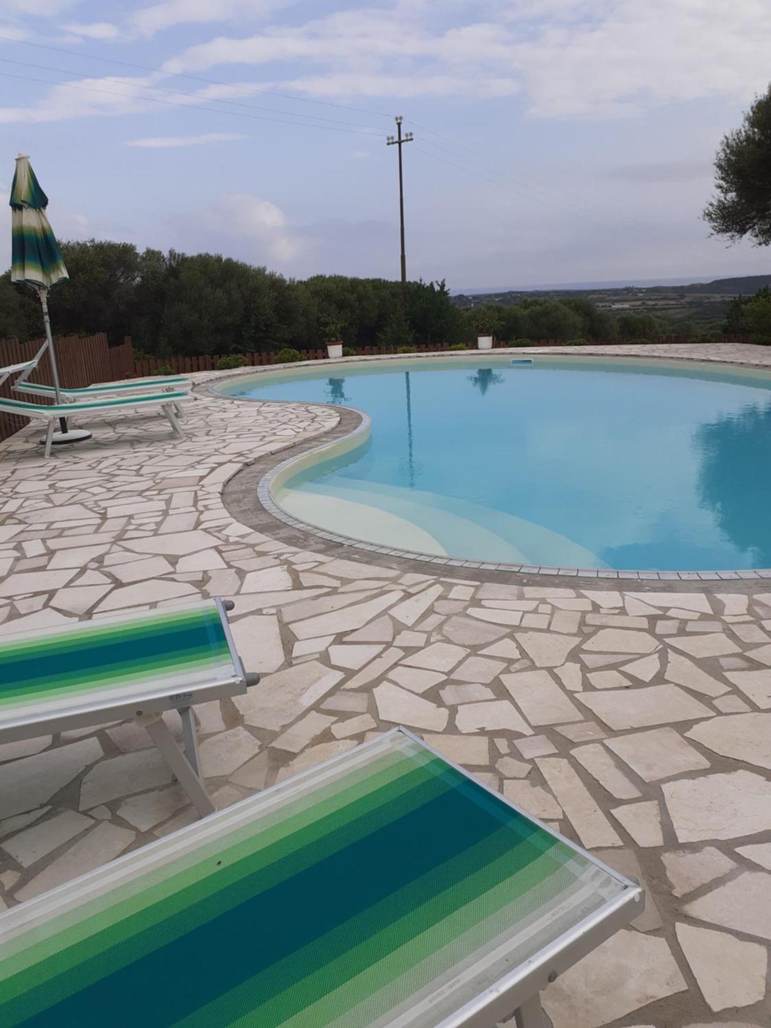 Agriturismo Gli Olivastri, Appartamento La Rosa Dei Venti Con Piscina E Solarium , Vista Mare ,Climatizzatore ,Wifi Aglientu Eksteriør billede